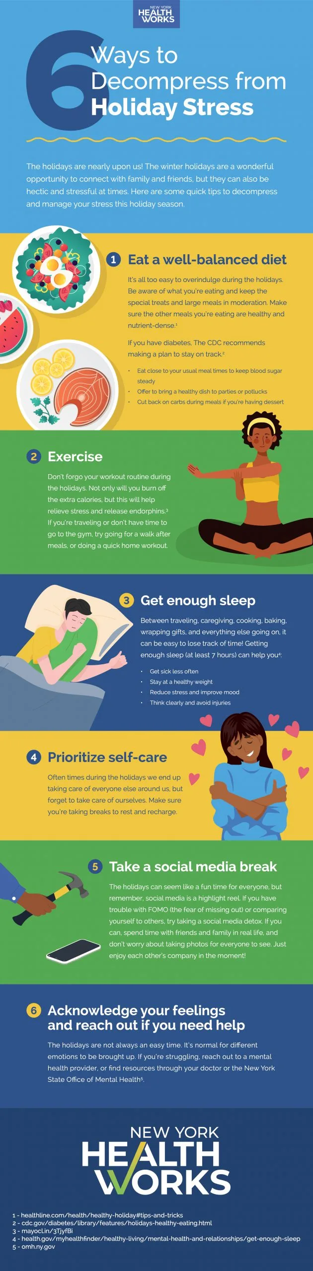 10 Ways To Reduce Stress Infographic Larkr Ondemand Mental Health